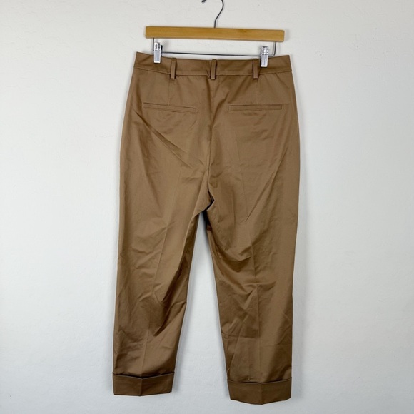 HUGO Boss Cotton High Rise Button Fly Tachino2 Trouser in Medium Beige - Picture 7 of 14